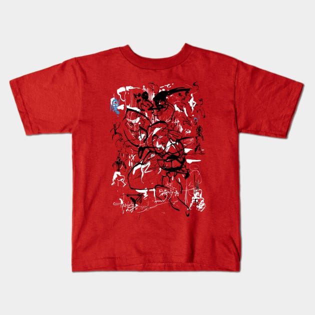 Shaolin art of kung fu Kids T-Shirt by Nikokosmos